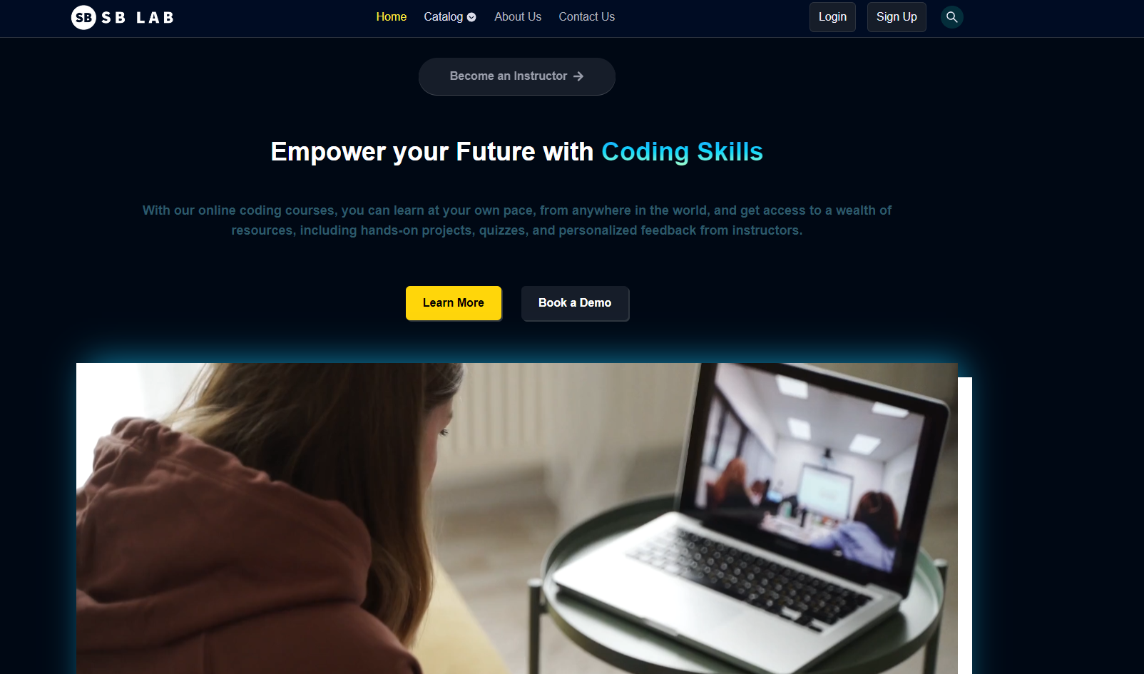 SB Lab - EdTech Platform screenshot